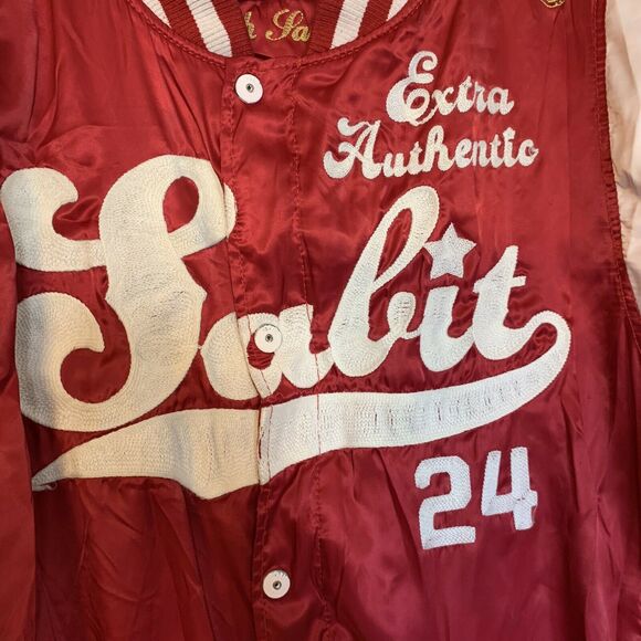 SABIT NYC Extra Authentic Sleeve Varsity XL Jacket Super Rare - Picture 6 of 8